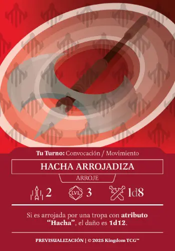 HACHA ARROJADIZA