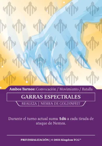 GARRAS ESPECTRALES