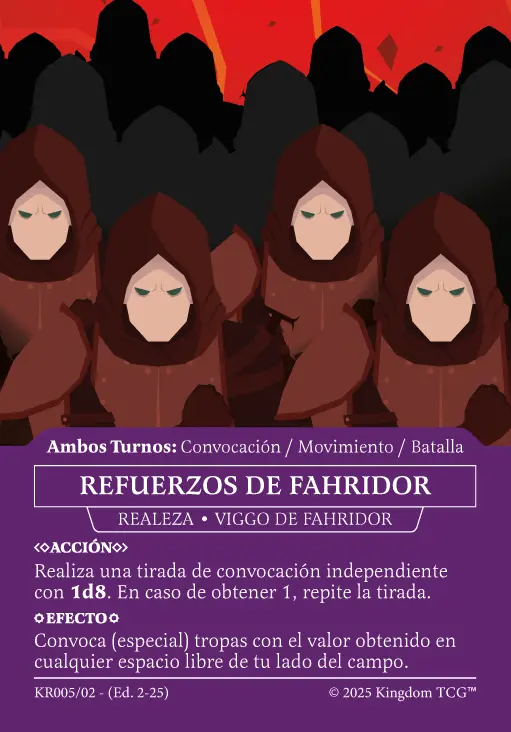 REFUERZOS DE FAHRIDOR